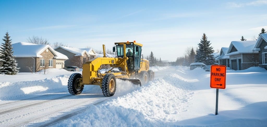 Thompson Public Works Targets Priority Routes in Today’s Snow Clearing Operations