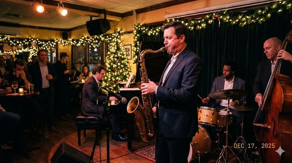 Thompson Jazz Sextet Hosts Free Holiday Concert Tonight at Curling Club