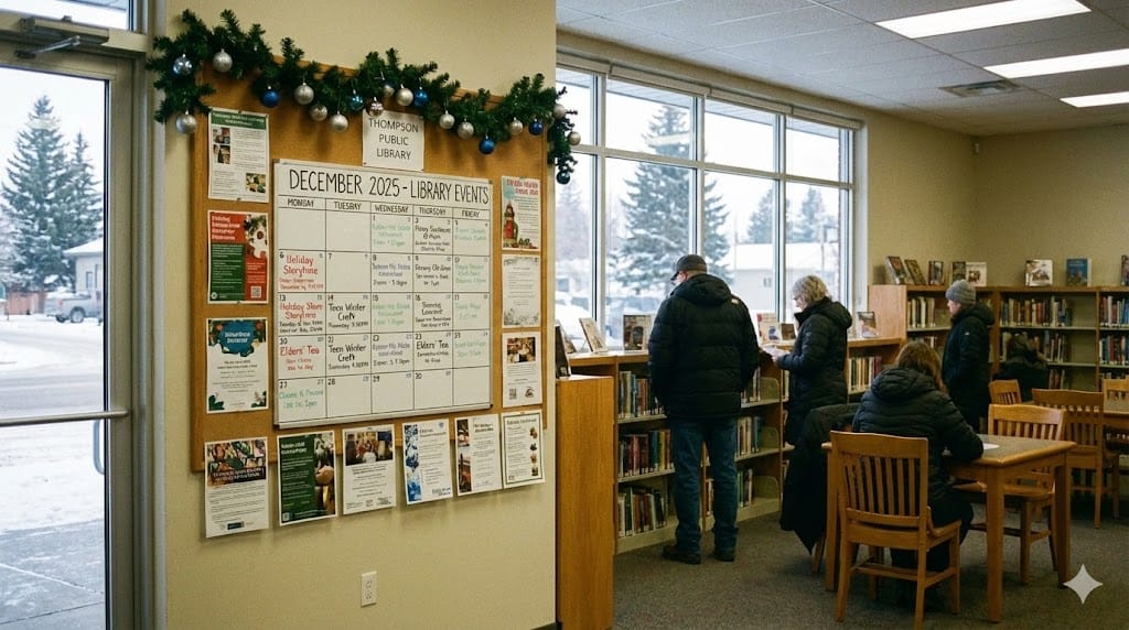 Thompson Public Library Announces Holiday Calendar, Closing Christmas Week