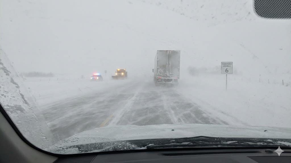 RCMP Warns of Dangerous Travel Conditions and Stranded Motorists as Blizzard Hits Province